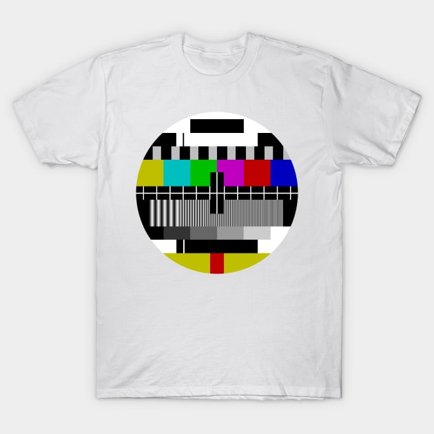 TV Test Card T-Shirt by n23tees